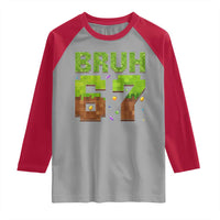 Funny Six Seven Raglan Shirt 67 Meme 6 7 Boy Game Pixel Number - Wonder Print Shop