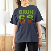Funny Six Seven T Shirt For Women 67 Meme 6 7 Boy Game Pixel Number - Wonder Print Shop