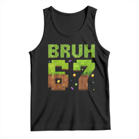 Funny Six Seven Tank Top 67 Meme 6 7 Boy Game Pixel Number - Wonder Print Shop