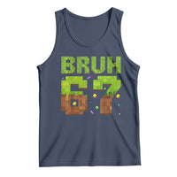 Funny Six Seven Tank Top 67 Meme 6 7 Boy Game Pixel Number - Wonder Print Shop