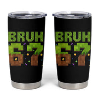 Funny Six Seven Tumbler Cup 67 Meme 6 7 Boy Game Pixel Number - Wonder Print Shop