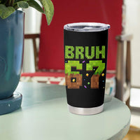 Funny Six Seven Tumbler Cup 67 Meme 6 7 Boy Game Pixel Number - Wonder Print Shop