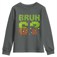 Funny Six Seven Youth Sweatshirt 67 Meme 6 7 Boy Game Pixel Number - Wonder Print Shop