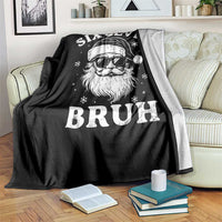 67 Christmas Six Seven Bruh Throw Blanket Funny Santa 6 7 Meme - Wonder Print Shop