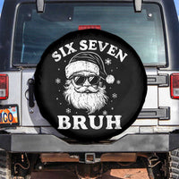 67 Christmas Six Seven Bruh Spare Tire Cover Funny Santa 6 7 Meme - Wonder Print Shop