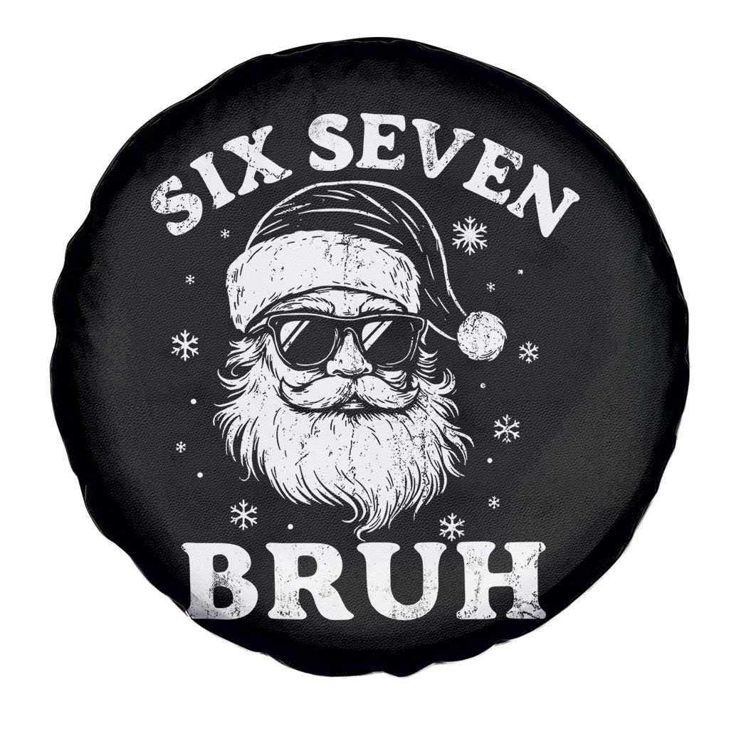 67 Christmas Six Seven Bruh Spare Tire Cover Funny Santa 6 7 Meme - Wonder Print Shop