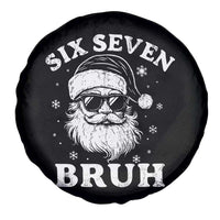 67 Christmas Six Seven Bruh Spare Tire Cover Funny Santa 6 7 Meme - Wonder Print Shop