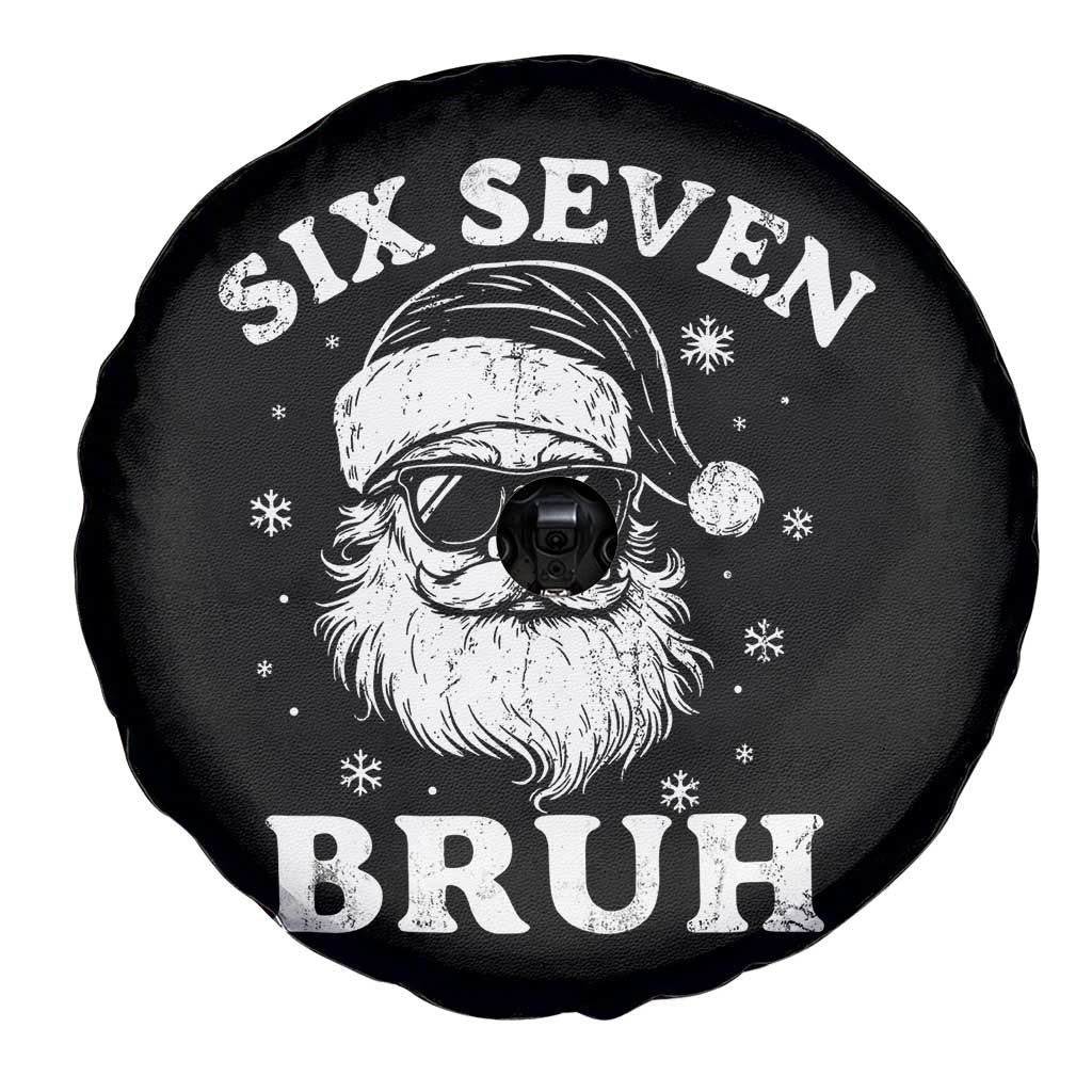 67 Christmas Six Seven Bruh Spare Tire Cover Funny Santa 6 7 Meme - Wonder Print Shop