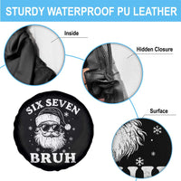67 Christmas Six Seven Bruh Spare Tire Cover Funny Santa 6 7 Meme - Wonder Print Shop