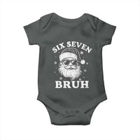 67 Christmas Six Seven Bruh Baby Onesie Funny Santa 6 7 Meme - Wonder Print Shop