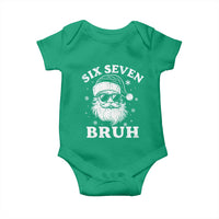 67 Christmas Six Seven Bruh Baby Onesie Funny Santa 6 7 Meme - Wonder Print Shop