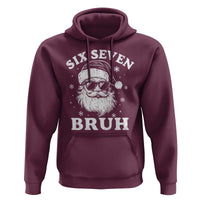 67 Christmas Six Seven Bruh Hoodie Funny Santa 6 7 Meme - Wonder Print Shop