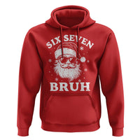 67 Christmas Six Seven Bruh Hoodie Funny Santa 6 7 Meme - Wonder Print Shop