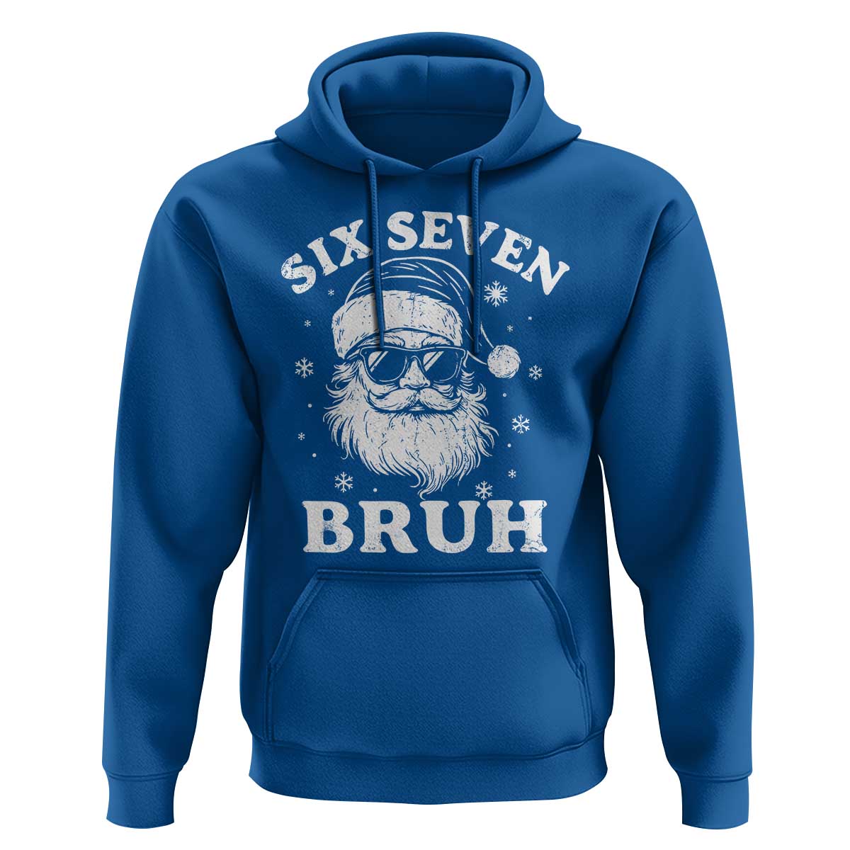 67 Christmas Six Seven Bruh Hoodie Funny Santa 6 7 Meme - Wonder Print Shop