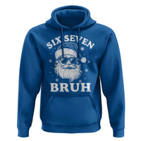 67 Christmas Six Seven Bruh Hoodie Funny Santa 6 7 Meme - Wonder Print Shop