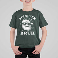 67 Christmas Six Seven Bruh T Shirt For Kid Funny Santa 6 7 Meme - Wonder Print Shop