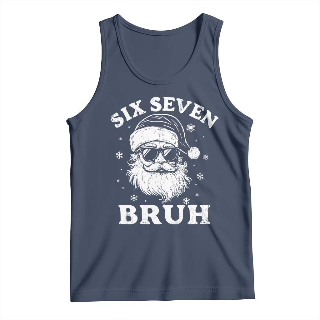 67 Christmas Six Seven Bruh Tank Top Funny Santa 6 7 Meme - Wonder Print Shop