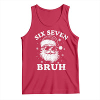67 Christmas Six Seven Bruh Tank Top Funny Santa 6 7 Meme - Wonder Print Shop