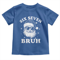 67 Christmas Six Seven Bruh Toddler T Shirt Funny Santa 6 7 Meme - Wonder Print Shop