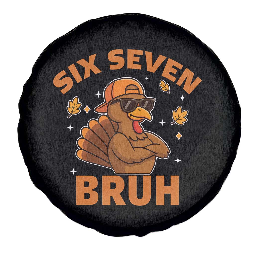 67 Funny Thanksgiving Spare Tire Cover Six Seven Bruh 6 7 Turkey Meme - Wonder Print Shop