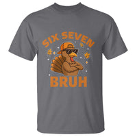 67 Funny Thanksgiving T Shirt Six Seven Bruh 6 7 Turkey Meme - Wonder Print Shop
