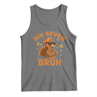 67 Funny Thanksgiving Tank Top Six Seven Bruh 6 7 Turkey Meme - Wonder Print Shop