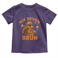 67 Funny Thanksgiving Toddler T Shirt Six Seven Bruh 6 7 Turkey Meme - Wonder Print Shop