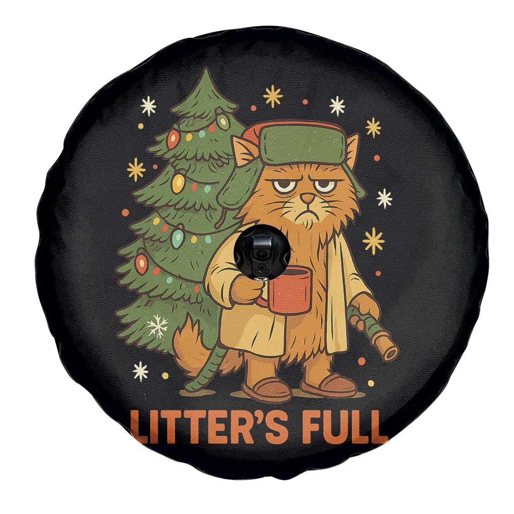 Litters Full Spare Tire Cover Funny Christmas Vacation Cat - Wonder Print Shop