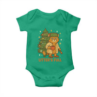 Litters Full Baby Onesie Funny Christmas Vacation Cat - Wonder Print Shop