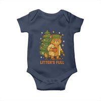 Litters Full Baby Onesie Funny Christmas Vacation Cat - Wonder Print Shop