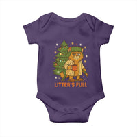 Litters Full Baby Onesie Funny Christmas Vacation Cat - Wonder Print Shop