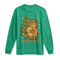 Litters Full Long Sleeve Shirt Funny Christmas Vacation Cat - Wonder Print Shop