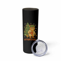 Litters Full Skinny Tumbler Funny Christmas Vacation Cat - Wonder Print Shop