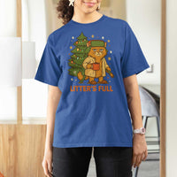 Litters Full T Shirt For Women Funny Christmas Vacation Cat - Wonder Print Shop