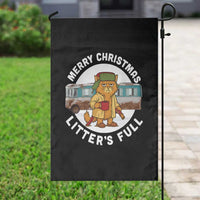 Merry Christmas Litters Full Garden Flag Funny Christmas Vacation Cat - Wonder Print Shop