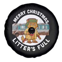 Merry Christmas Litters Full Spare Tire Cover Funny Christmas Vacation Cat - Wonder Print Shop