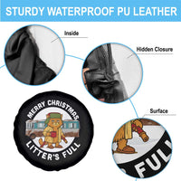 Merry Christmas Litters Full Spare Tire Cover Funny Christmas Vacation Cat - Wonder Print Shop