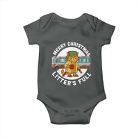 Merry Christmas Litters Full Baby Onesie Funny Christmas Vacation Cat - Wonder Print Shop