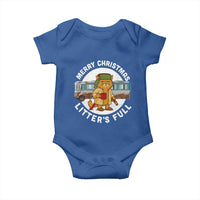 Merry Christmas Litters Full Baby Onesie Funny Christmas Vacation Cat - Wonder Print Shop