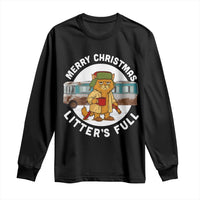 Merry Christmas Litters Full Long Sleeve Shirt Funny Christmas Vacation Cat - Wonder Print Shop