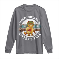 Merry Christmas Litters Full Long Sleeve Shirt Funny Christmas Vacation Cat - Wonder Print Shop
