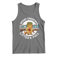 Merry Christmas Litters Full Tank Top Funny Christmas Vacation Cat - Wonder Print Shop