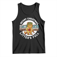 Merry Christmas Litters Full Tank Top Funny Christmas Vacation Cat - Wonder Print Shop