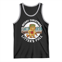 Merry Christmas Litters Full Tank Top Funny Christmas Vacation Cat - Wonder Print Shop
