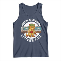 Merry Christmas Litters Full Tank Top Funny Christmas Vacation Cat - Wonder Print Shop