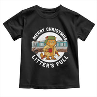 Merry Christmas Litters Full Toddler T Shirt Funny Christmas Vacation Cat - Wonder Print Shop