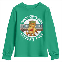 Merry Christmas Litters Full Youth Sweatshirt Funny Christmas Vacation Cat - Wonder Print Shop