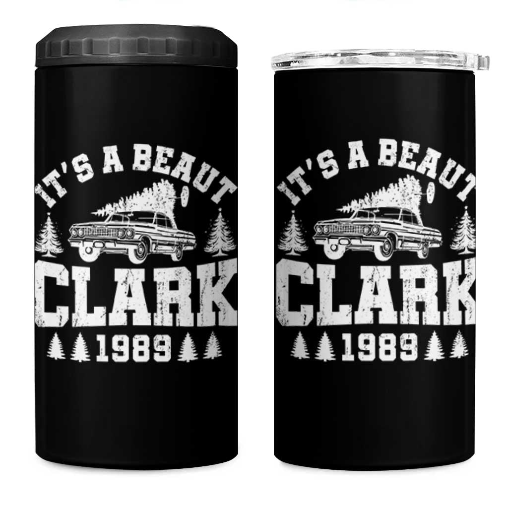 It's a Beaut Clark 4 in 1 Can Cooler Tumbler Funny Christmas Vacation - Wonder Print Shop