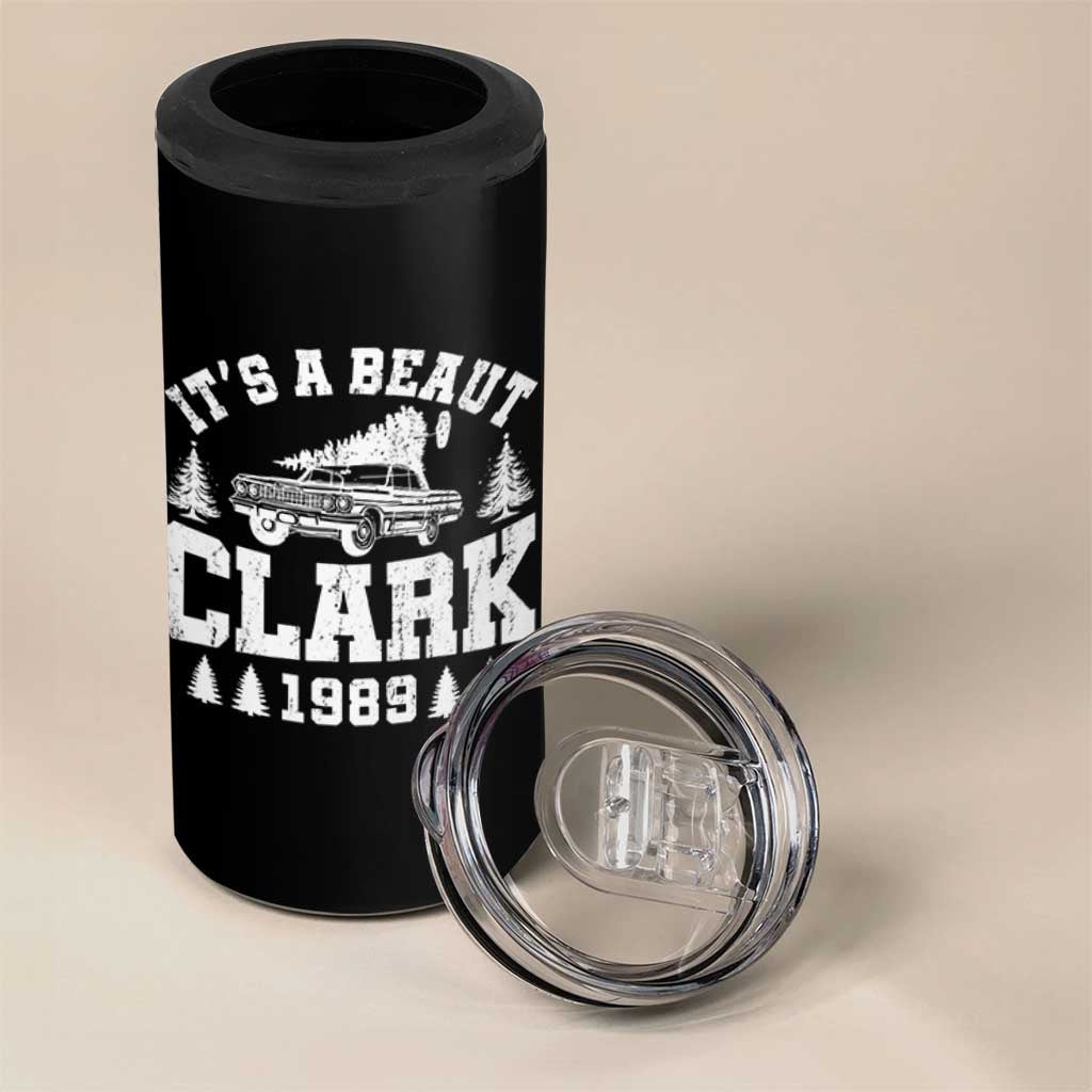It's a Beaut Clark 4 in 1 Can Cooler Tumbler Funny Christmas Vacation - Wonder Print Shop