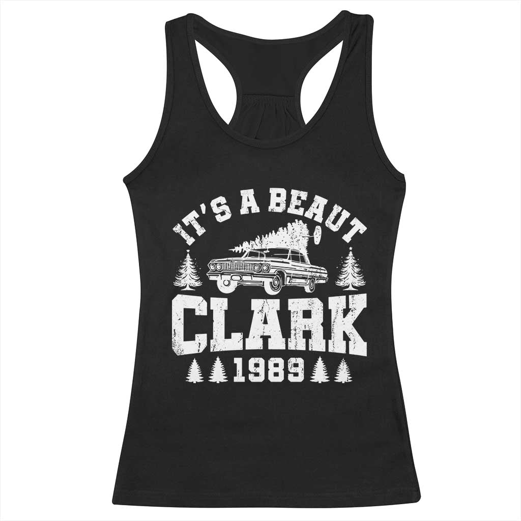 It's a Beaut Clark Racerback Tank Top Funny Christmas Vacation - Wonder Print Shop